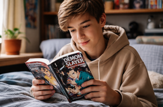 What age is appropriate to read the Demon Slayer manga?