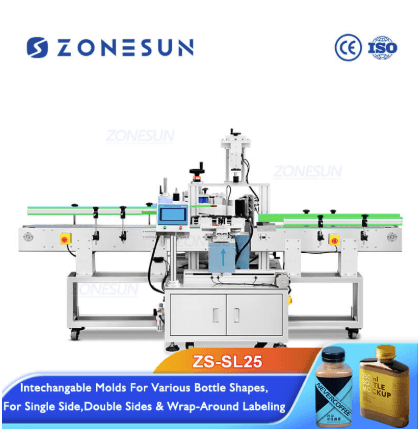 High-Speed square bottle labeling machine for Packaging Lines